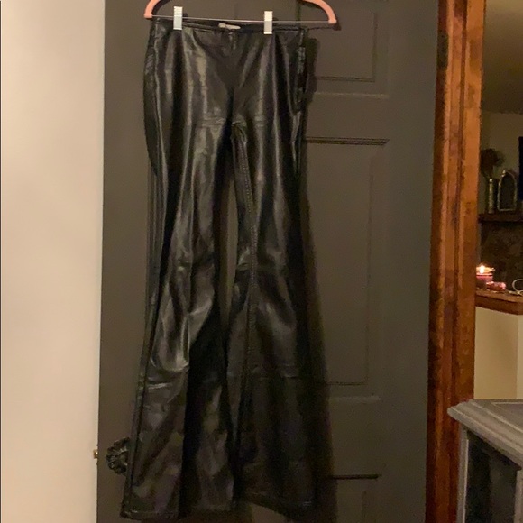 Free People faux leather flare - Picture 5 of 6